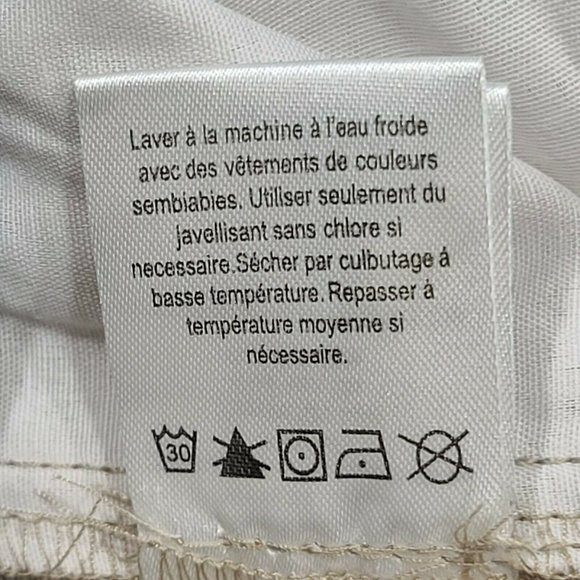 Tenth + Ocean Natural Washable Linen Shorts Men's Size 42" Tan Sand NWT - Picture 8 of 8